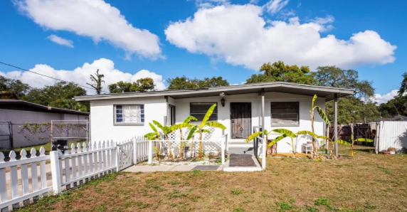 A recently purchased single-story home bought as-is by Diamond Home Buyers